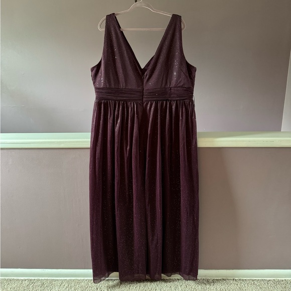 Sparkly Sleeveless Purple Evening Gown 26 NWT - Picture 5 of 10